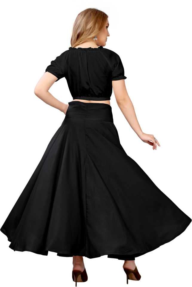 Women's Stylish Top & Long Skirt Set