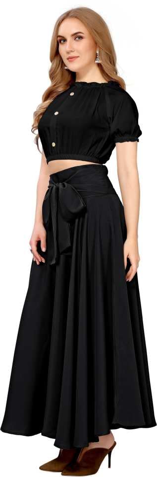 Women's Stylish Top & Long Skirt Set